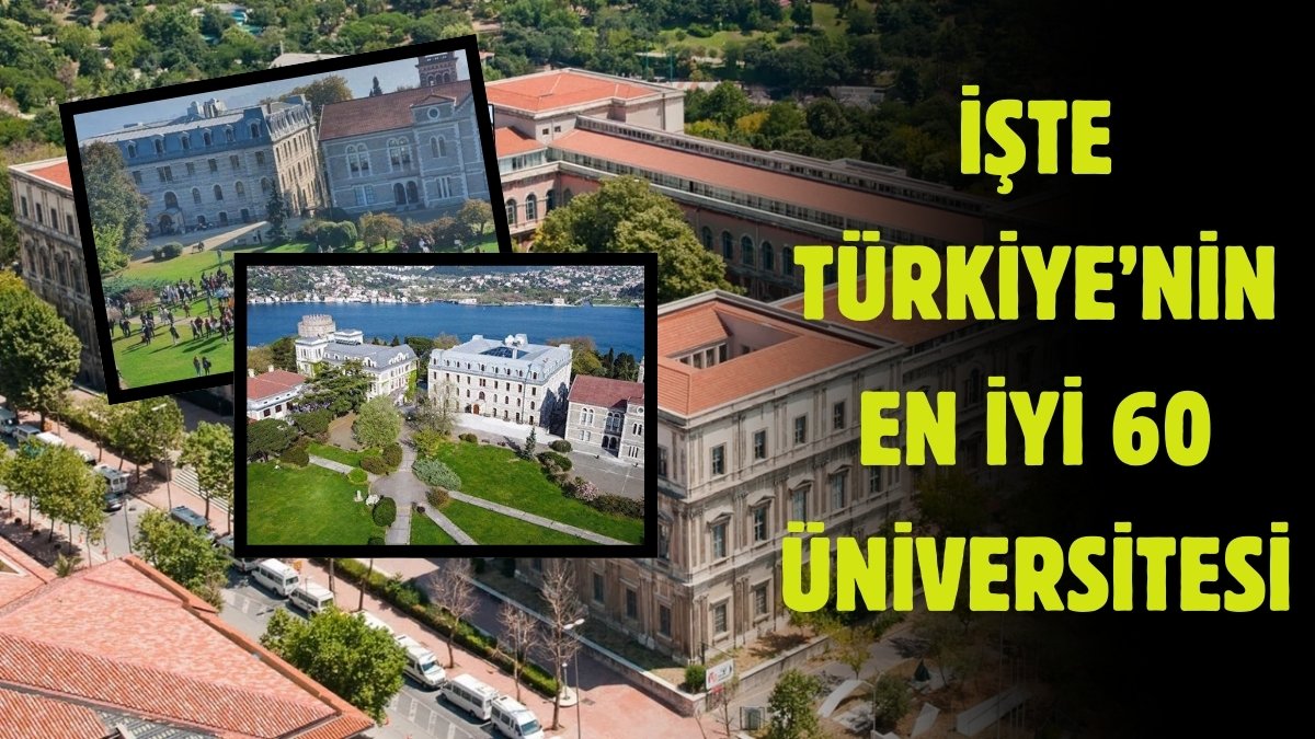 URAP açıkladı! Türkiye'nin en iyi 60 üniversitesi: Bu liste tercih yapacaklara rehber olacak