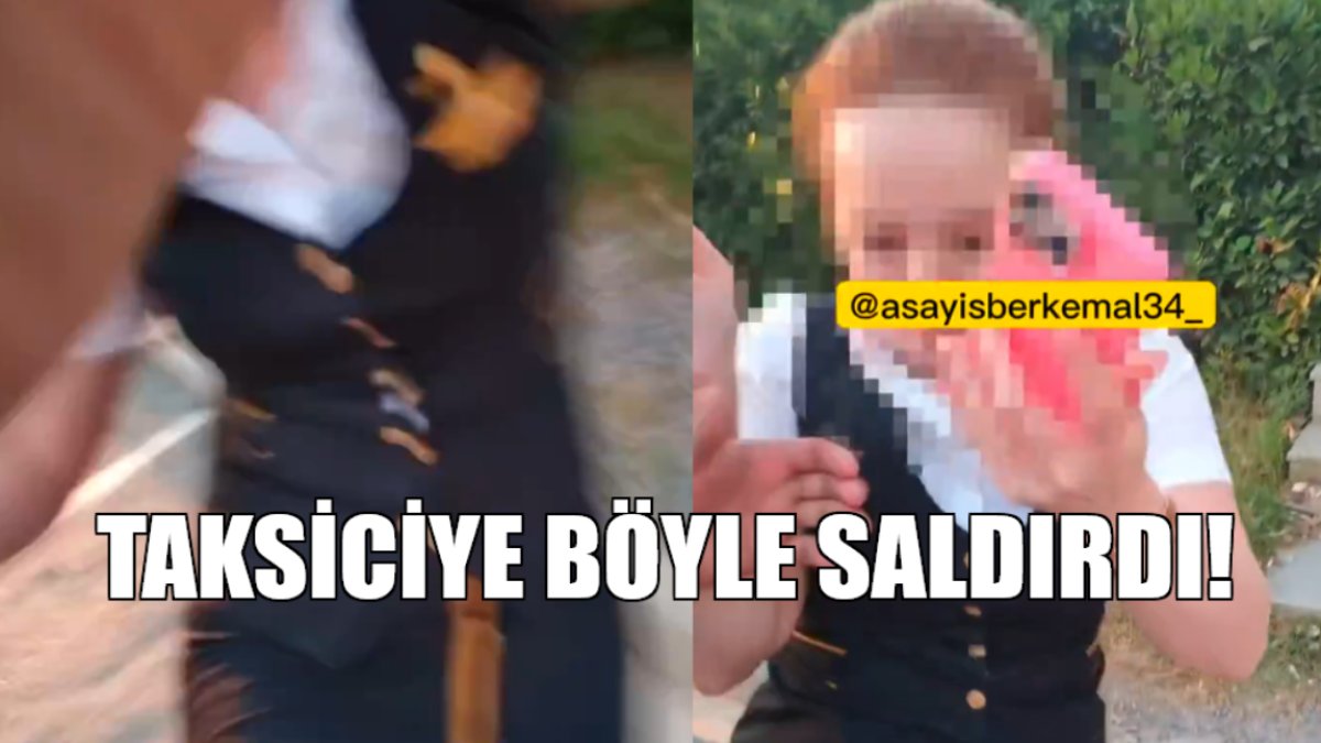 Kadın hostes taksiciyi tekme tokat dövdü,küfürler savurdu! Parasını isteyen taksici bir de işinden oldu