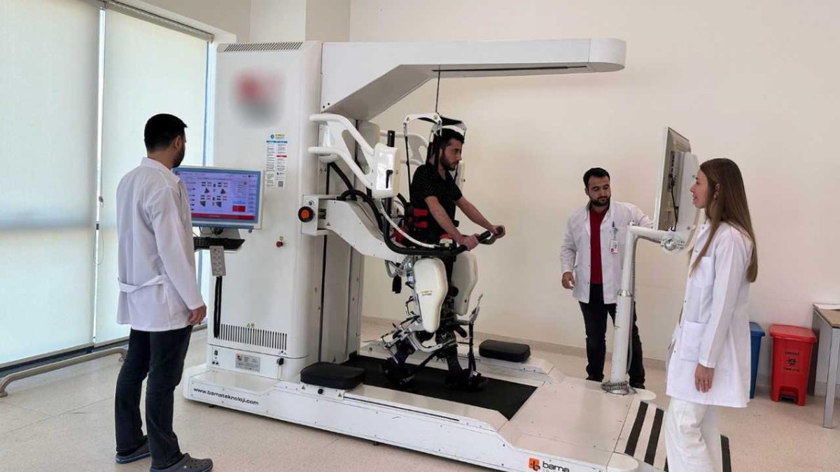 Gaziantep’de yürüme robotu mucizesi: 300 hasta sağlığına kavuştu
