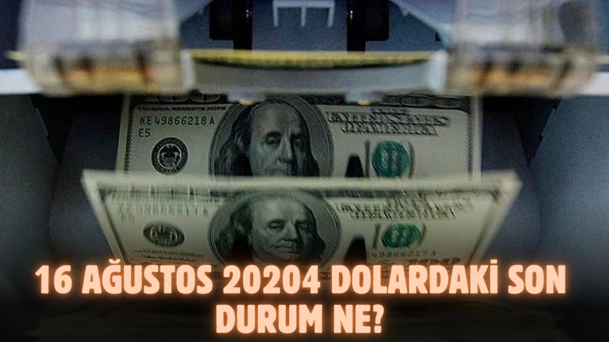 Dolarda dalgalanma başladı! Dolar yatırımcıları merak ediyor, 16 Ağustos 2024 Cuma dolar ve Euro ne kadar ?
