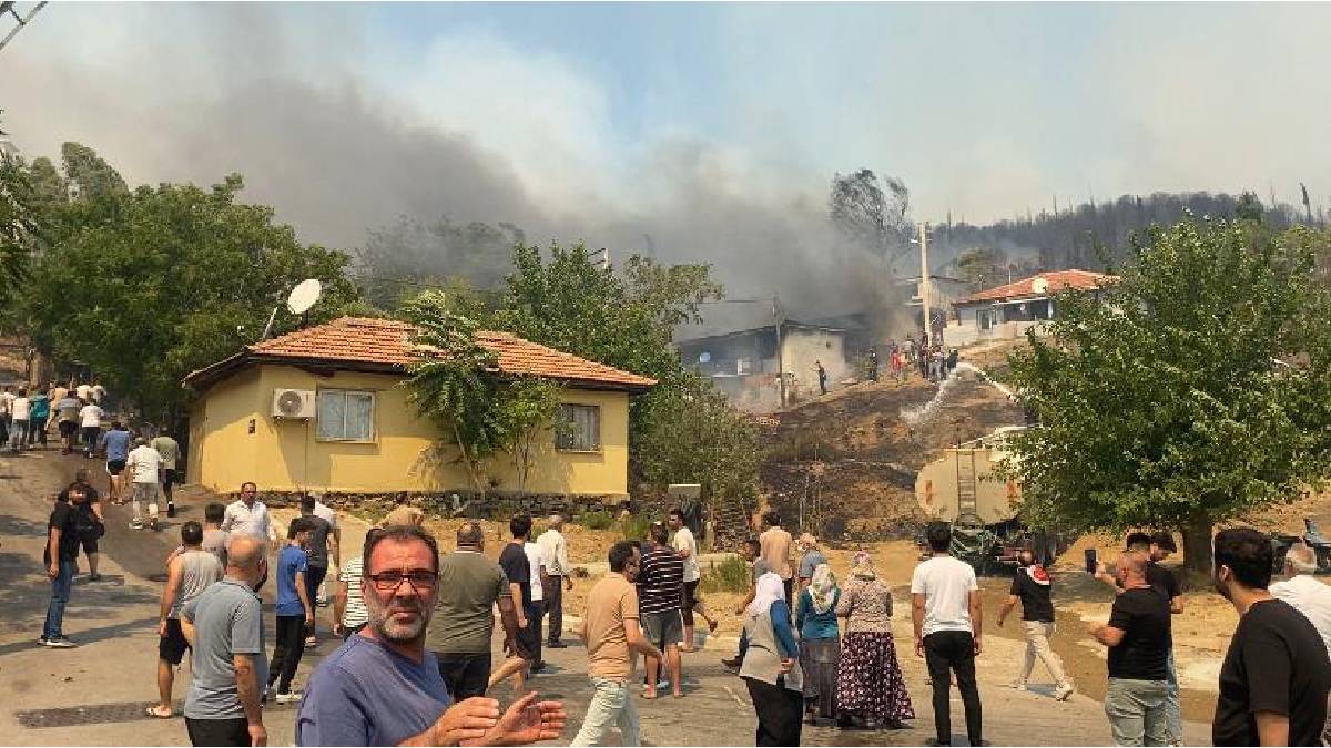 Yamanlar Dağı’nda çıkan yangınla mücadele sürüyor