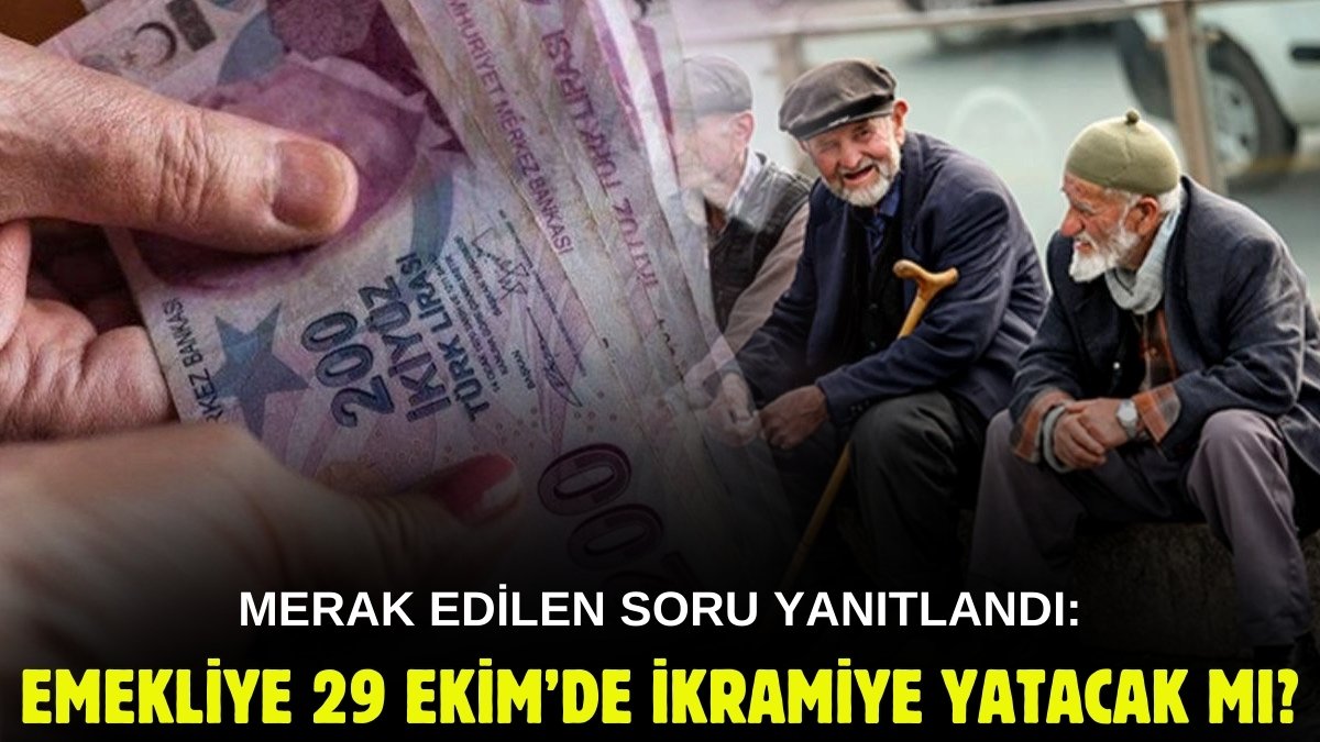 Geçen sene 5 bin TL ikramiye yatmıştı! Emekliler merak ediyor, 29 Ekim'de ikramiye verilecek mi?
