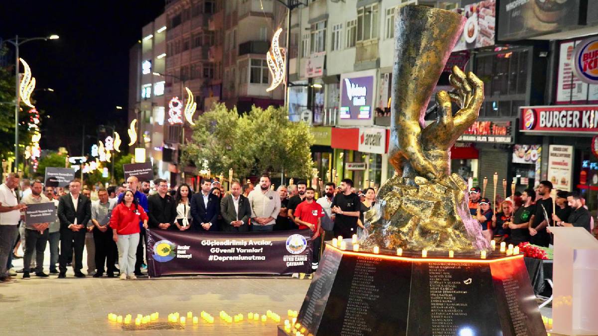 Avcılar’da 17 Ağustos Marmara Depremi’nde yaşamını yitirenler unutulmadı