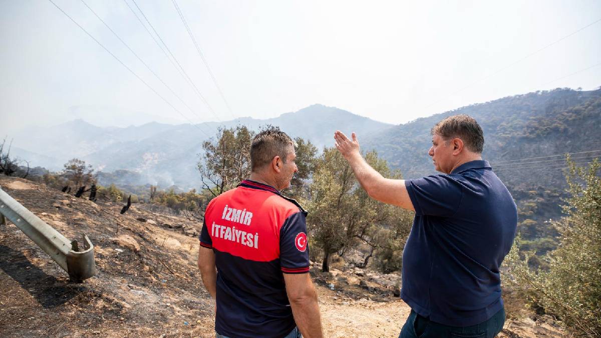 İtfaiye ekipleri Yamanlar Köyü'ne konuşlandırıldı