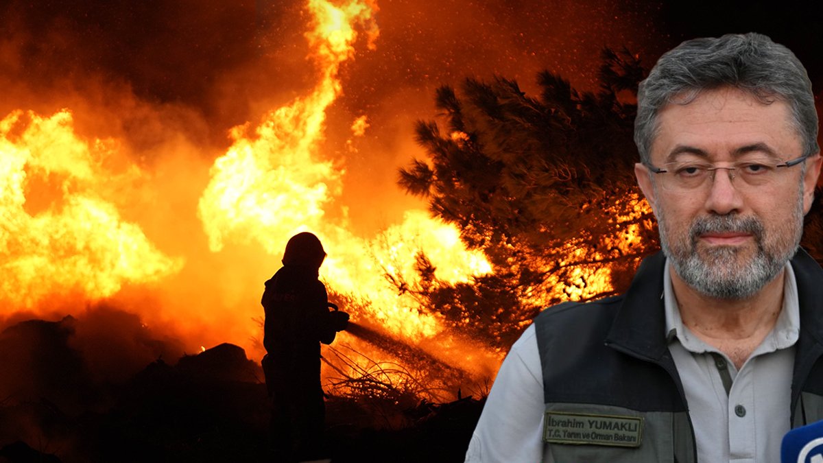 Bakan Yumaklı duyurdu: 3 bölgedeki yangınlar kontrol altında