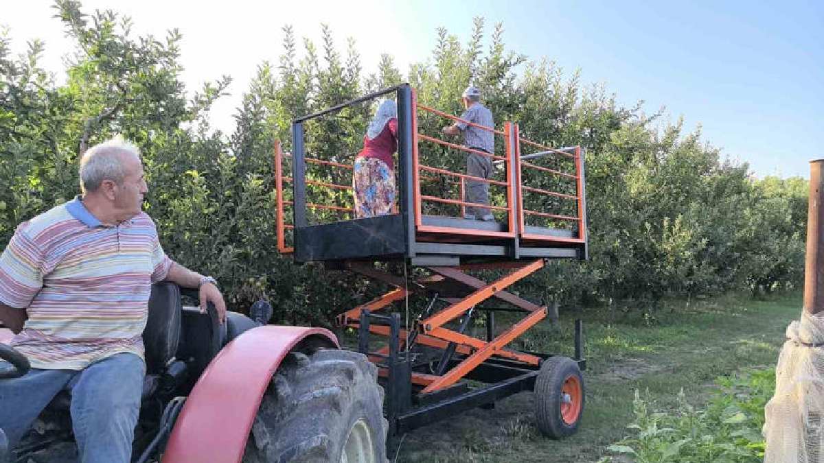 3 yıl boyunca tasarladı yapması 15 gününü aldı! Şimdi bolca kazanıyor! Hem hasat süresi kısaldı hem de işçi sayısı azaldı