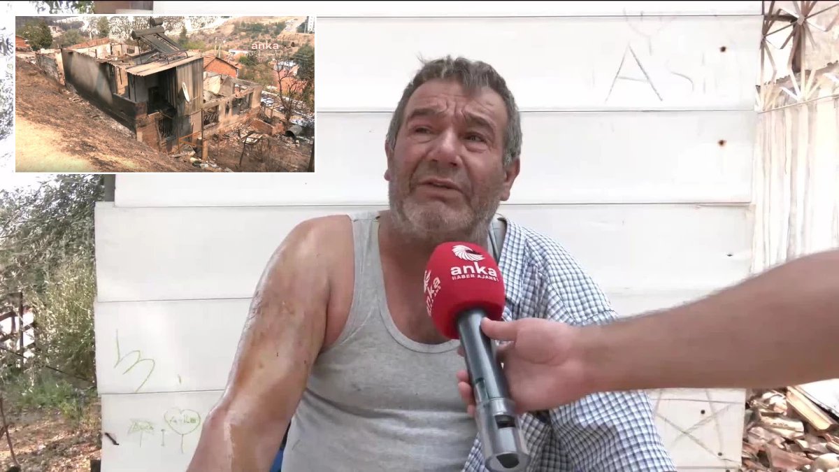 İzmir'de evi yanan vatandaşın isyanı: 25-30 yıllık birikim 10 dakikada yok oldu gitti