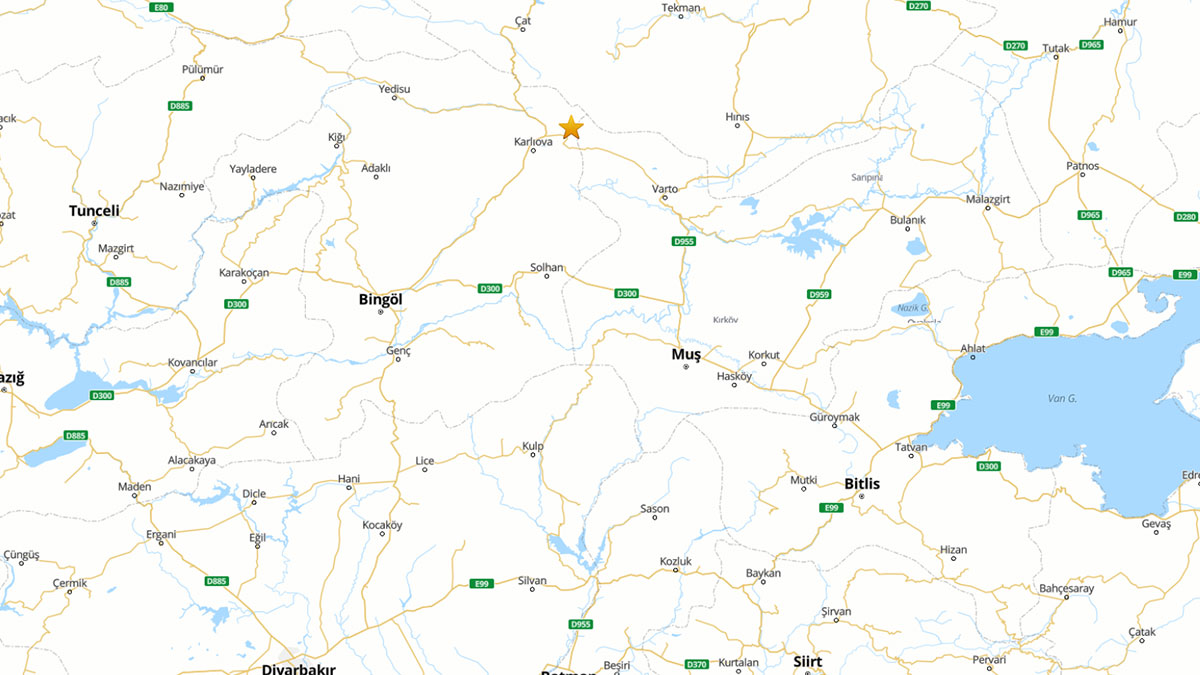 Bingöl'de deprem