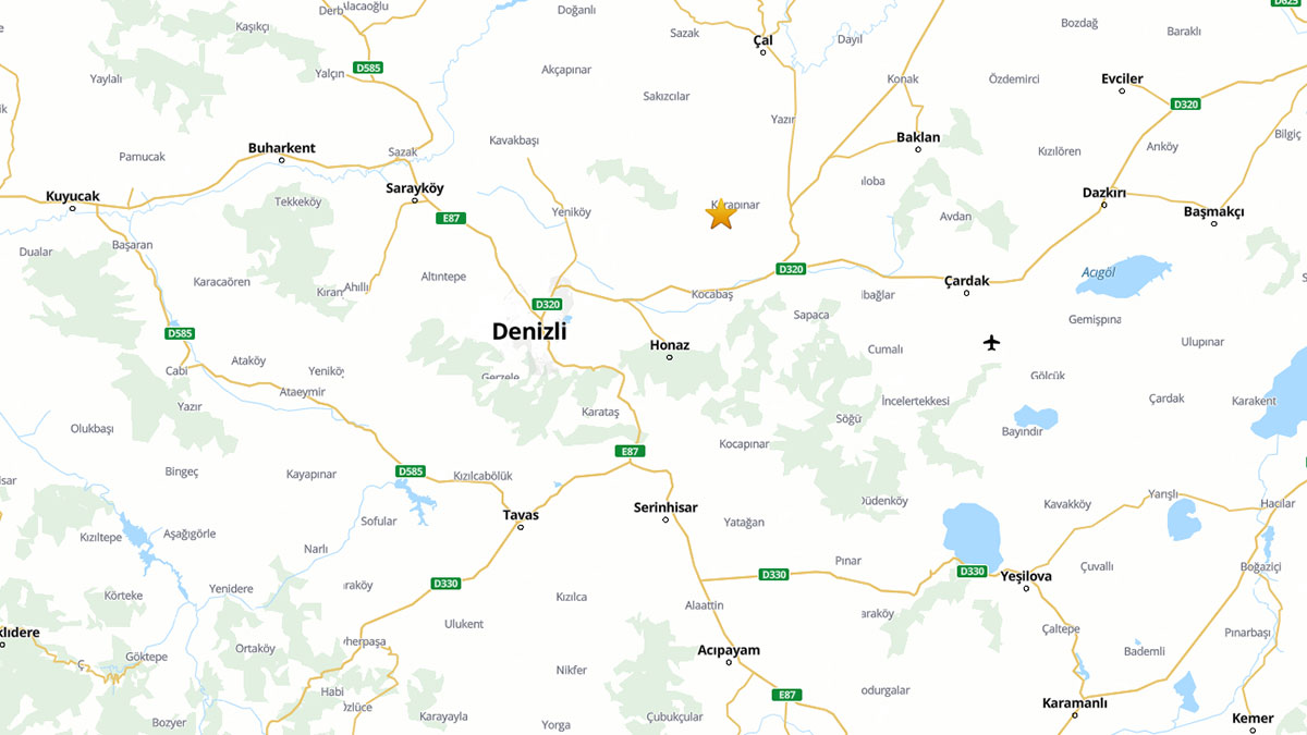 Denizli'de deprem | Son depremler