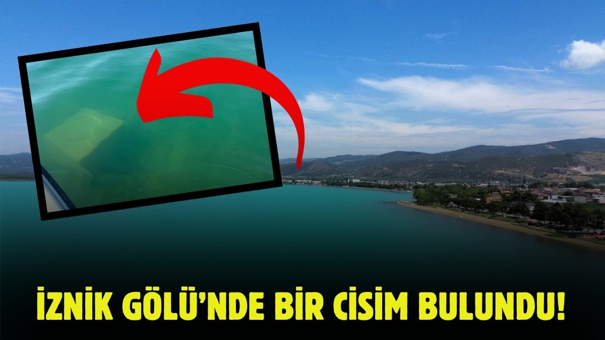 İznik'te bilim kurgu filmlerini aratmayan görüntü! Göl üzerinde gizemli kutu bulundu, kimse ne olduğunu bilmiyor