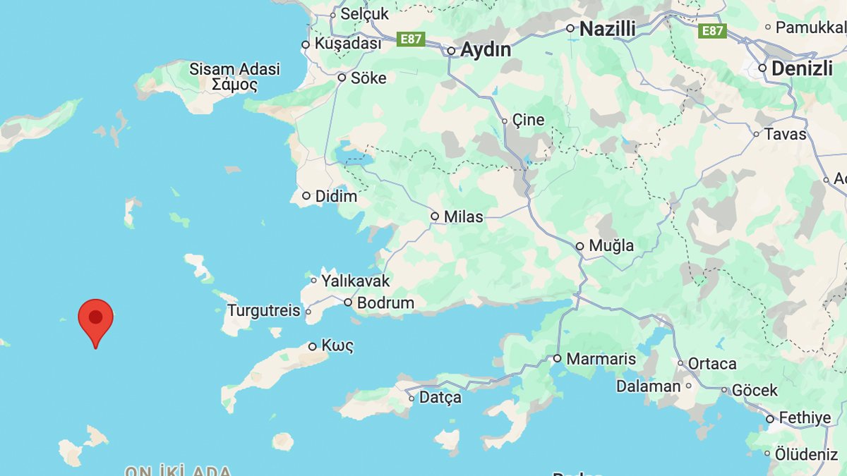 Bodrum'da korkutan deprem | Son depremler