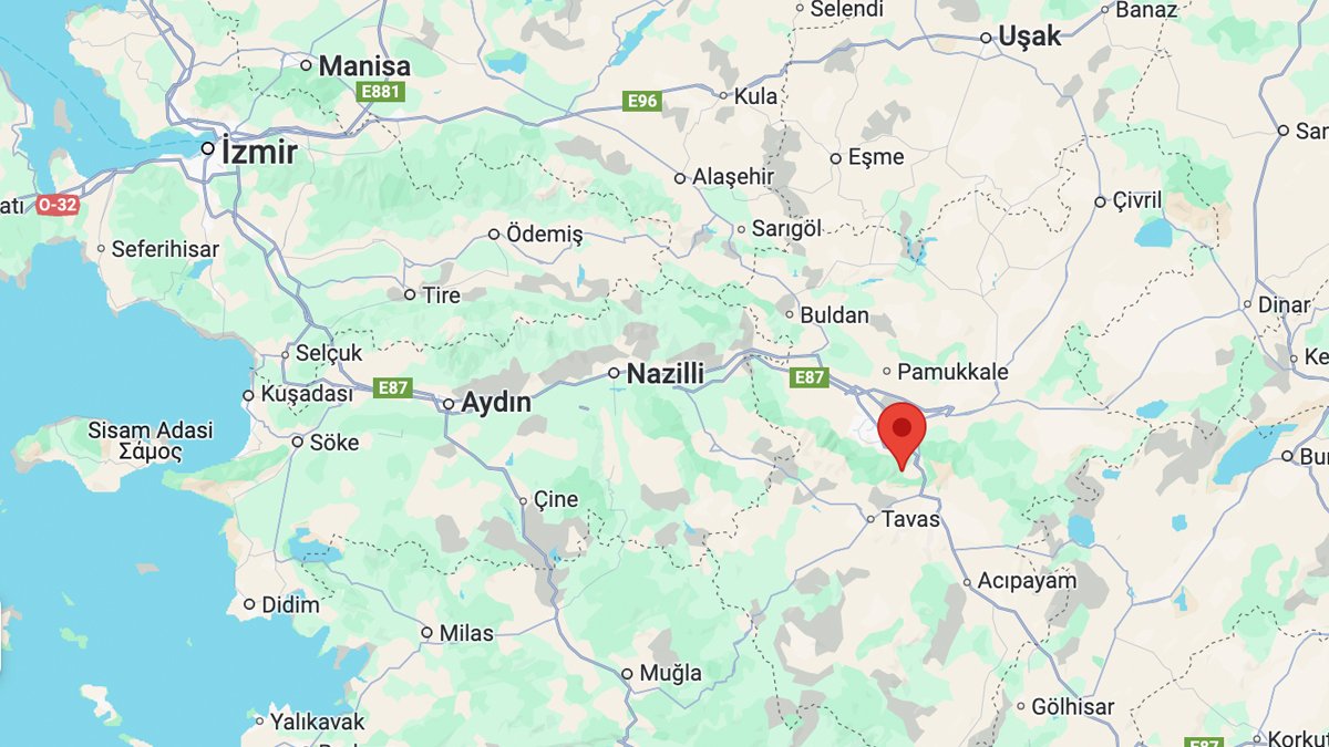 Denizli'de korkutan deprem | Son depremler