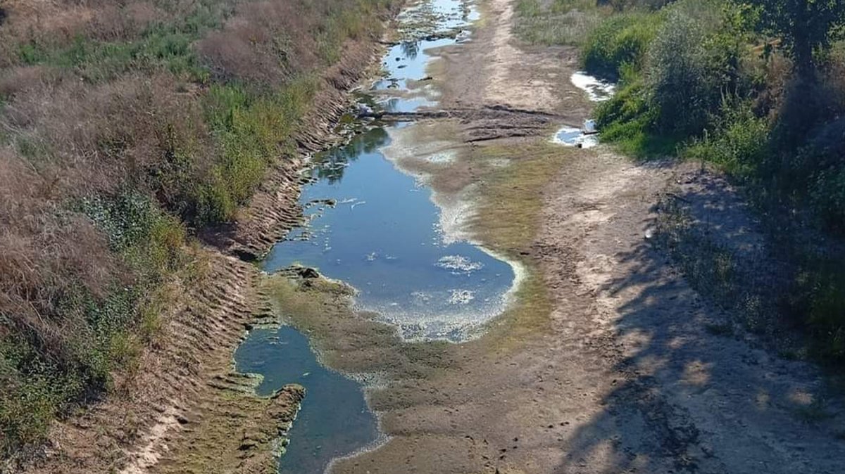 Boğazköy Barajı'ndaki su, kritik seviyede! Çiftçinin umudu yağışa kaldı