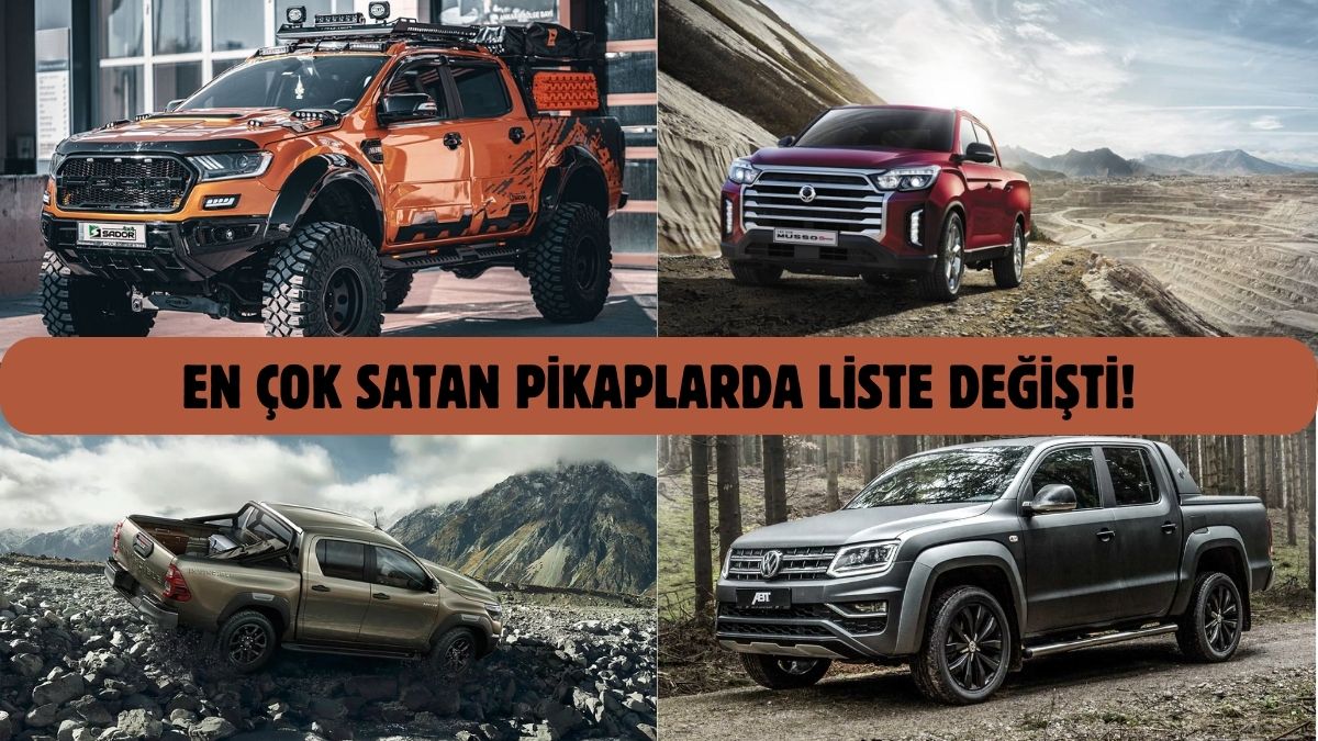 Zirve değişti: İşte Türkiye'de en çok satan 5 pikap modeli! Bunlar SUV araçları aratmıyor