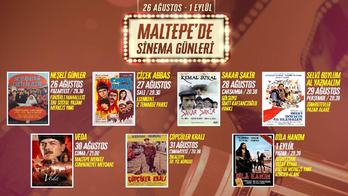 ‘Maltepe’de Sinema Günleri’ başlıyor