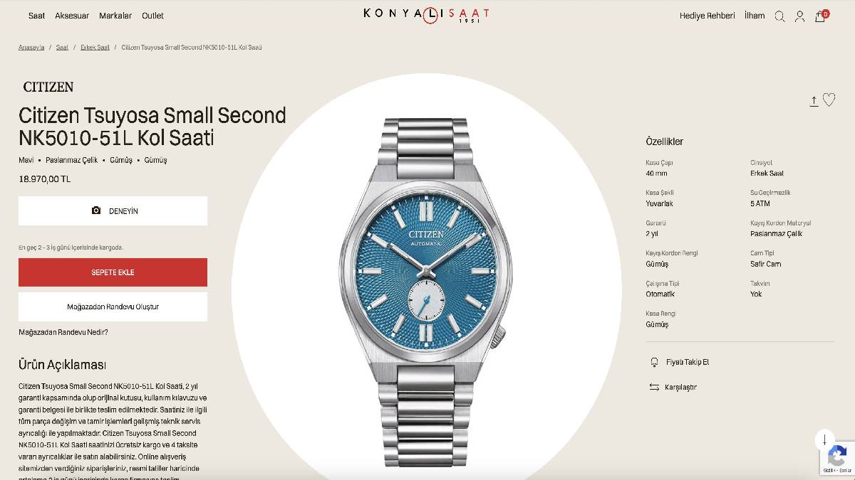 Konyalı Saat’ten müşteri deneyiminde Türkiye’de bir ilk!