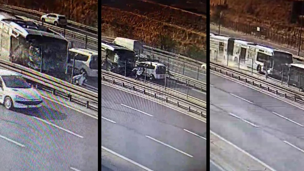 Metrobüs faciasında yeni görüntüler: 1 kişinin öldüğü 50 kişinin yaralandığı kazada iki araç böyle çarpıştı