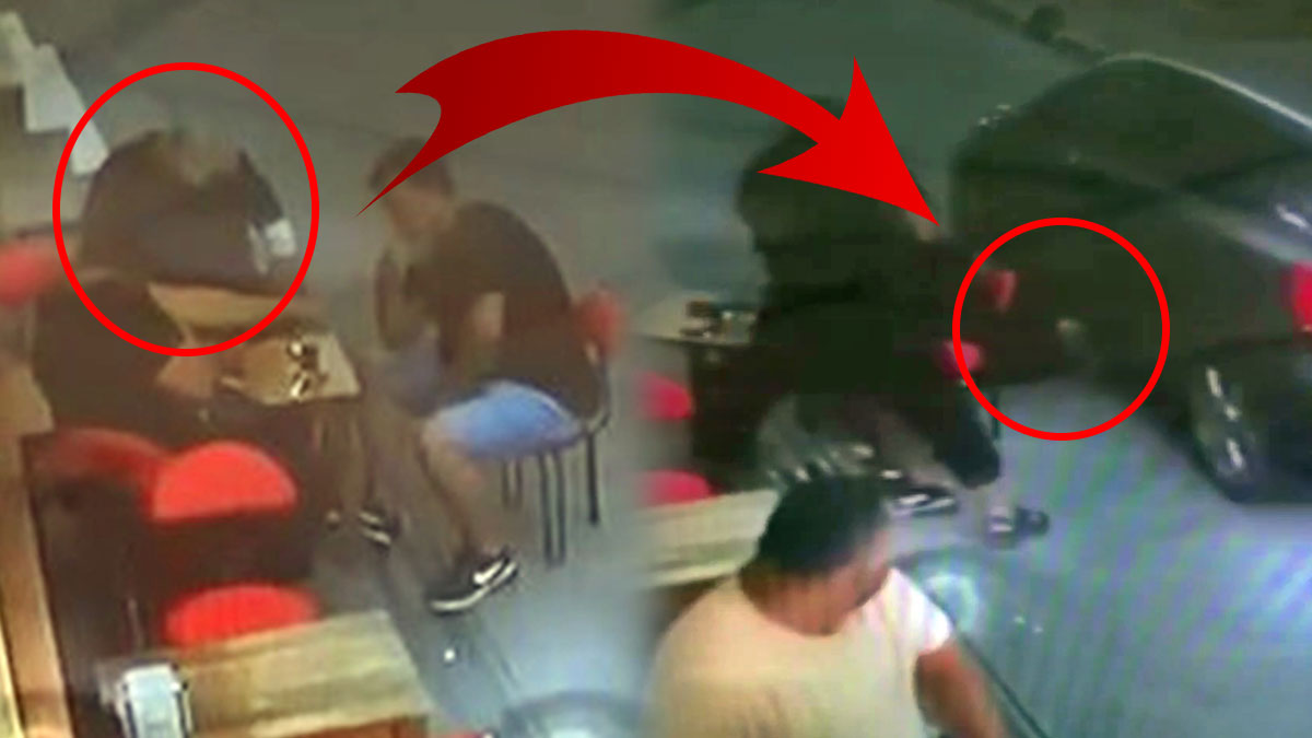 Sandalyeden düştü, kafasının üstünden araba geçti! Korkunç anlar kamerada