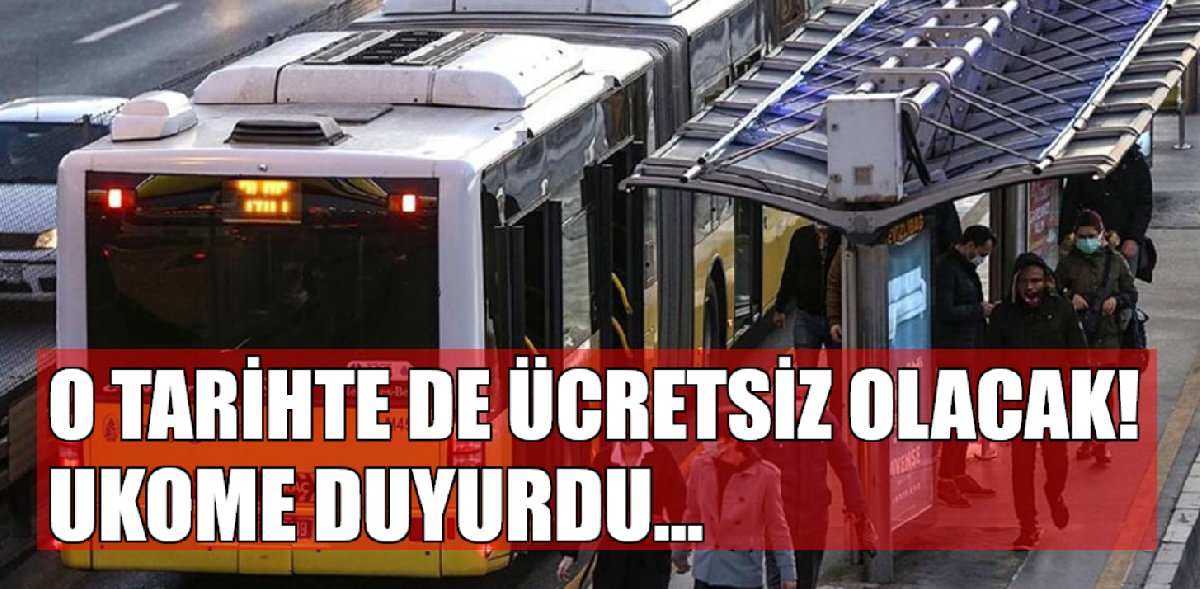 O tarihte de ücretsiz oluyor! İBB'den bir toplu taşıma müjdesi daha, UKOME duyurdu: O saatler arası bedava
