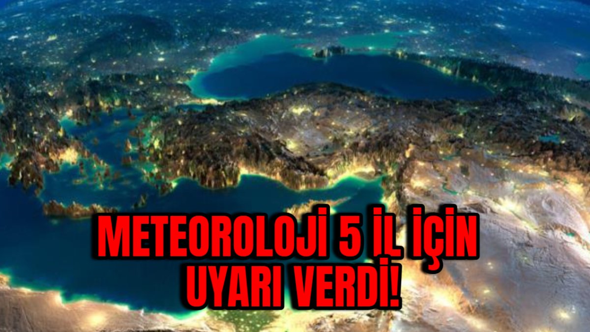 Adana, Mersin, Hatay, Kahramanmaraş ve Osmaniye... Meteorolojiden uyarı geldi: Birazdan başlayacak