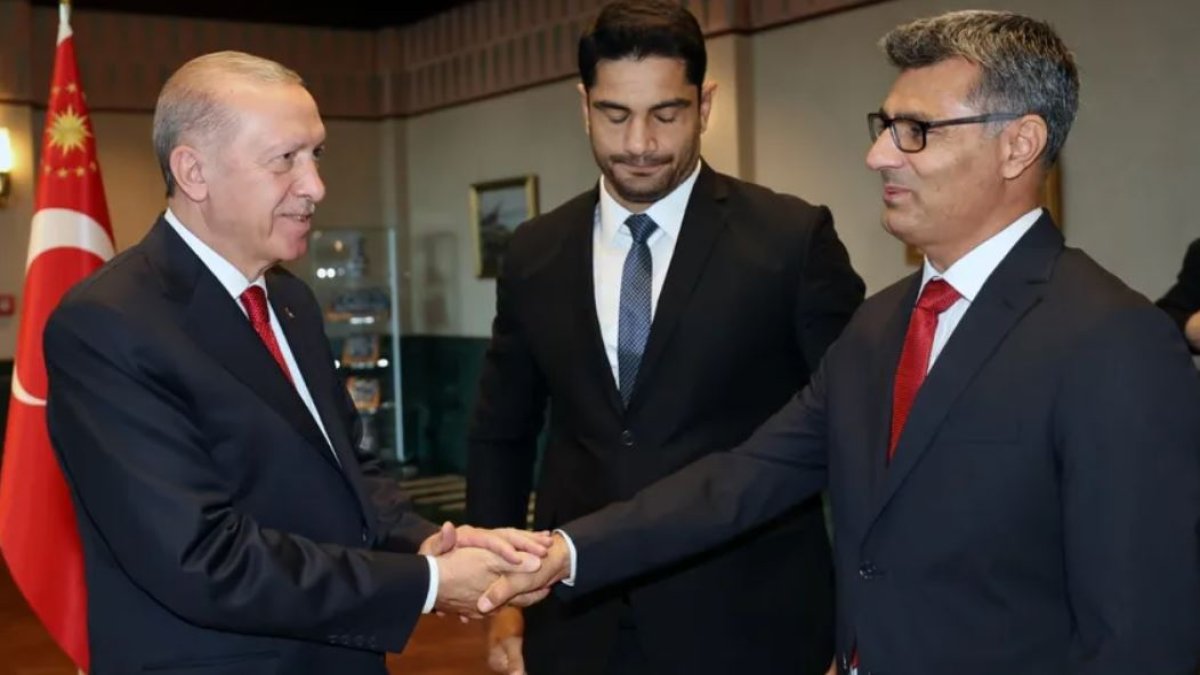 Erdoğan, Yusuf Dikeç ile bir araya geldi