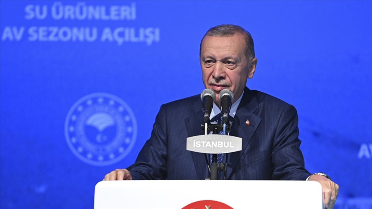 Cumhurbaşkanı Erdoğan, Yenikapı'da su ürünleri av sezonunu açtı