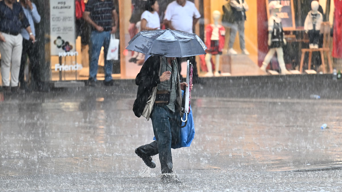 Meteoroloji'den 6 il için sarı kodlu uyarı: Kuvvetli sağanak yağış bekleniyor
