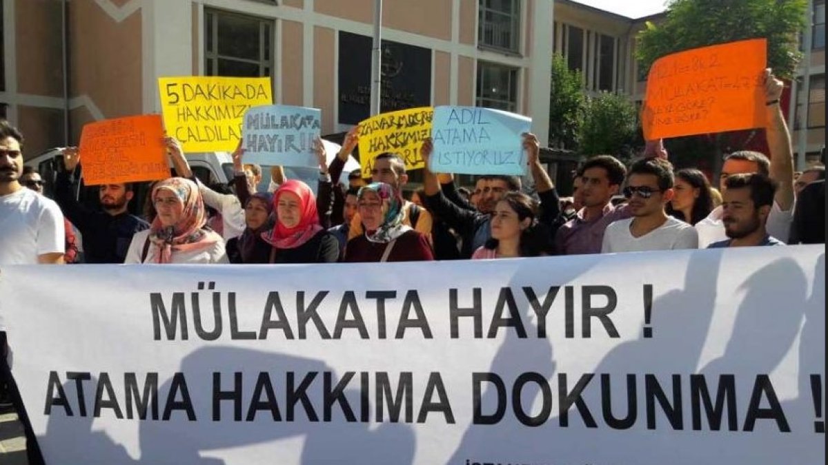 Mülakata karşı vicdanlar ayakta: Sözünüzü tutun bu ayıba son verin