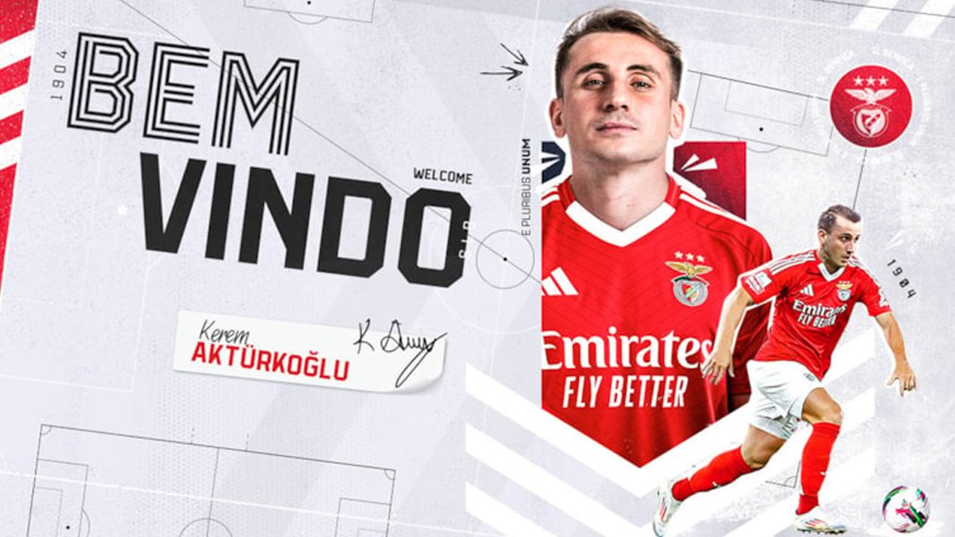 Kerem Aktürkoğlu Benfica'da! Transferin detayları belli oldu
