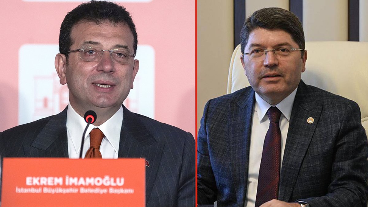 İmamoğlu'ndan Tunç'a 'parmak' yanıtı: Yargıya değil sana parmak salladım