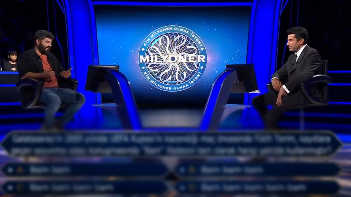 Kim Milyoner Olmak İster'de şaşırtan Fatih Terim sorusu! Galatasaraylılar bile bu soruya doğru cevap veremiyor