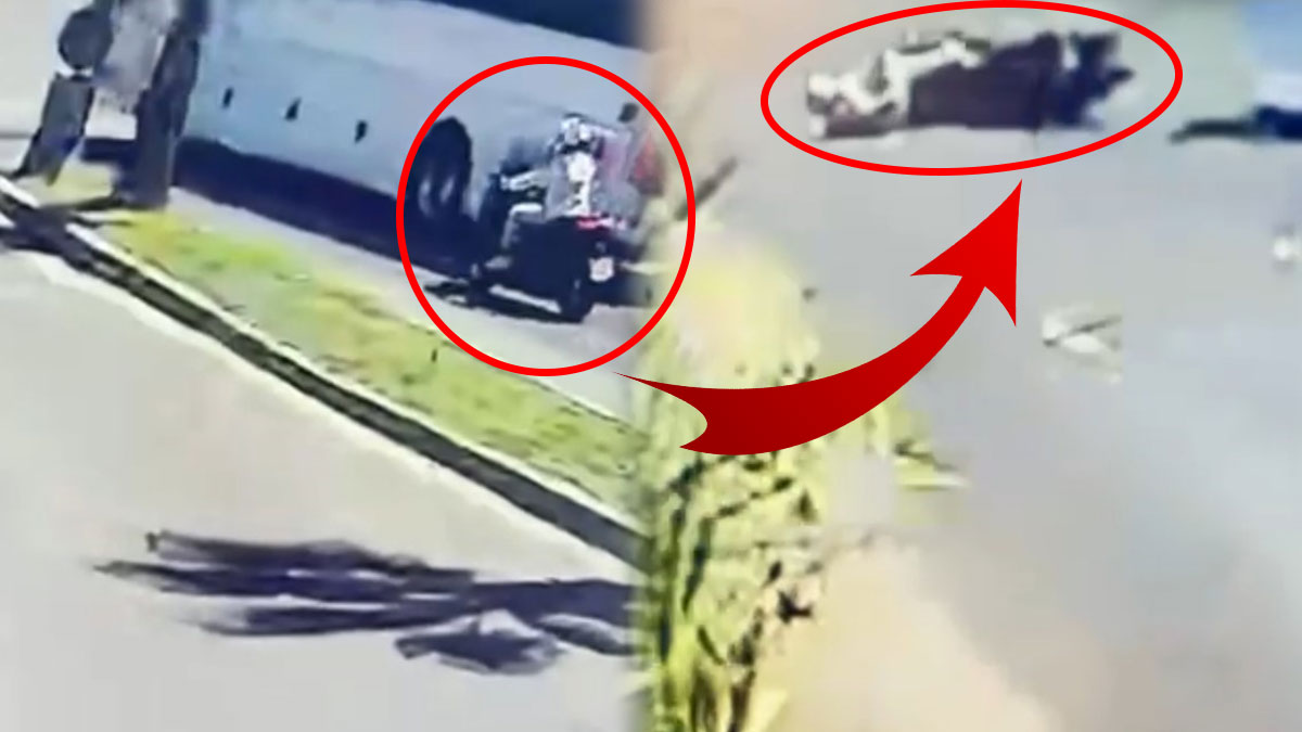 Görünür kaza kamerada! Dikkatsizlik pahalıya mâl oluyordu