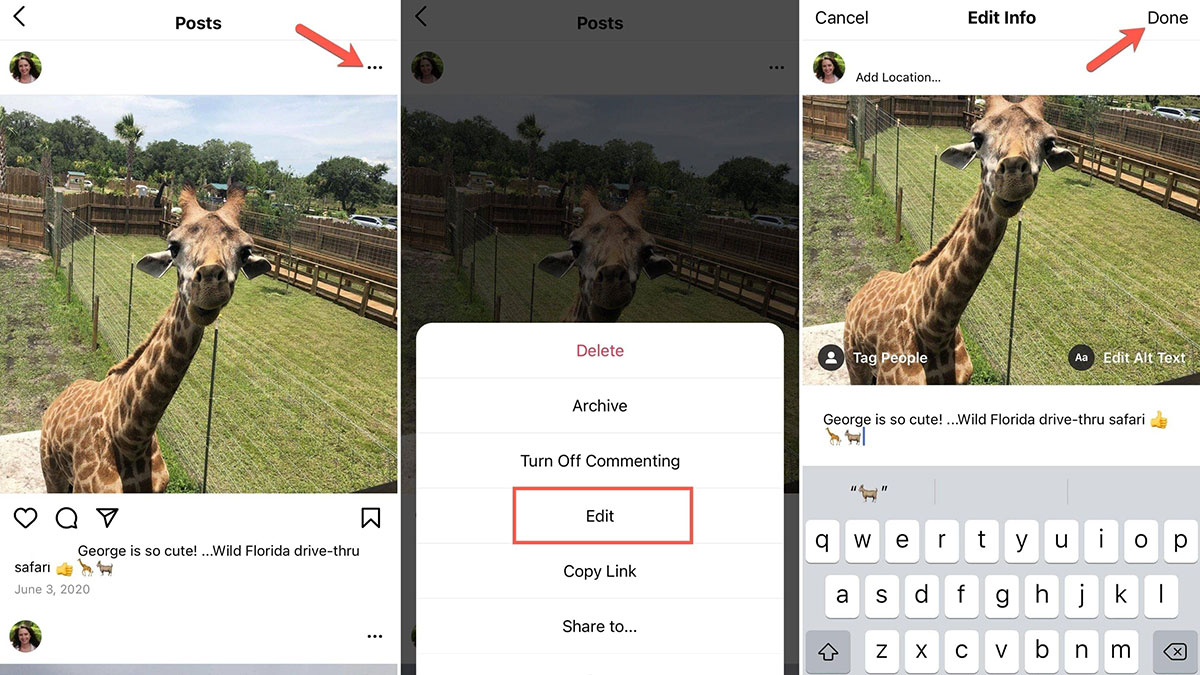 Instagram'da fotoğraflara yazı eklemede yeni dönem! Artık böyle yapılacak, yeni düzenleme butonu eklendi