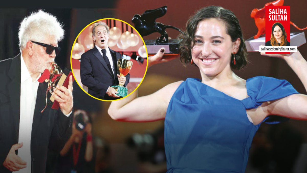 Venedik film Festivali'nde ödüller 81'inci kez sahiplerini buldu: ‘Geleceğin Aslan’ı Gazze için kükredi