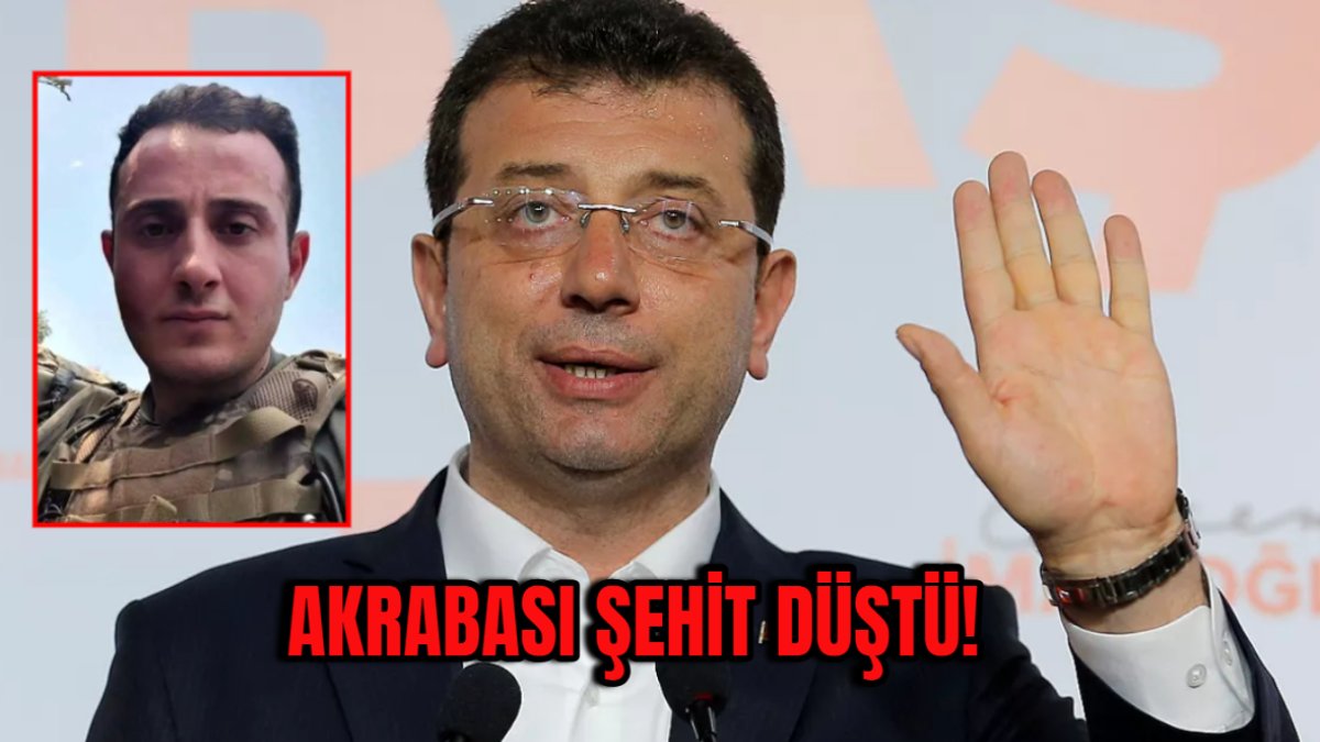 Ekrem İmamoğlu'nun akrabası şehit düştü! Irak'ta görev yapıyordu: İBB başkanına başsağlığı mesajları yağdı