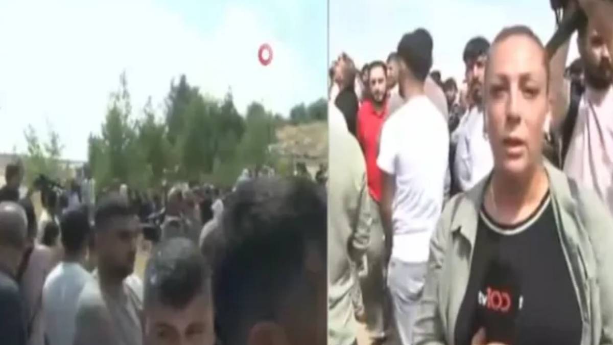 Narin'in cenazesinde gazetecilere sözlü saldırı