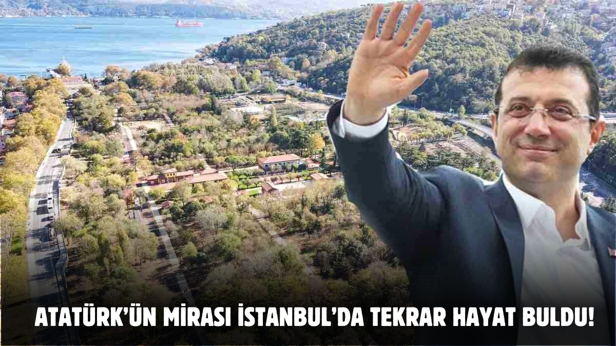 İstanbul'un metruk alanıydı, siz orayı bir de şimdi görün! Atatürk'ün mirasıydı, baştan aşağı yenilendi