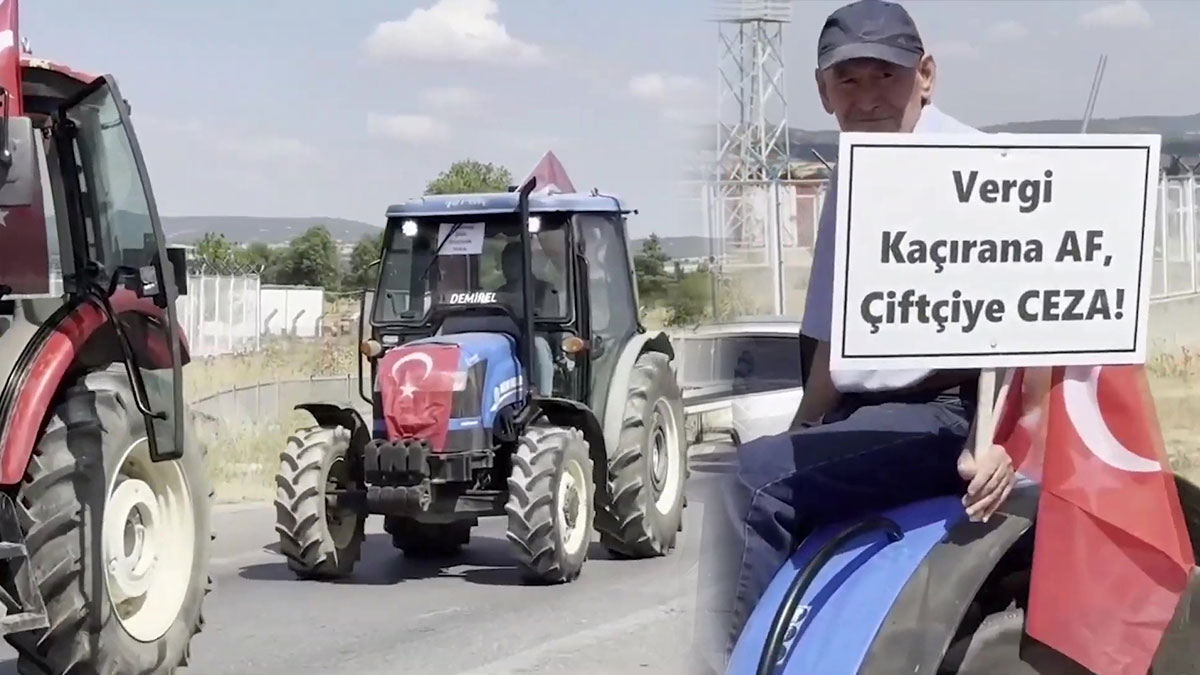 Eylem için yola çıkan çiftçiler yolda kaldı: Meğer protestonun parçasıymış! Üreticiler ses yükseltmeye devam ediyor
