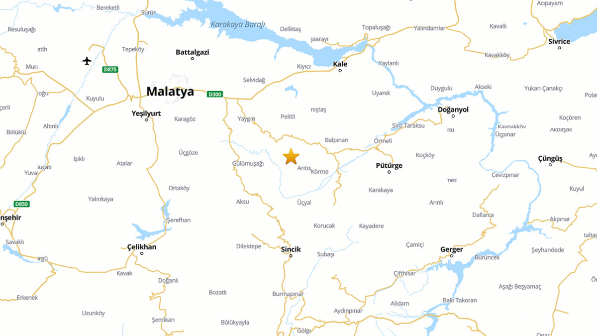 Malatya'da deprem