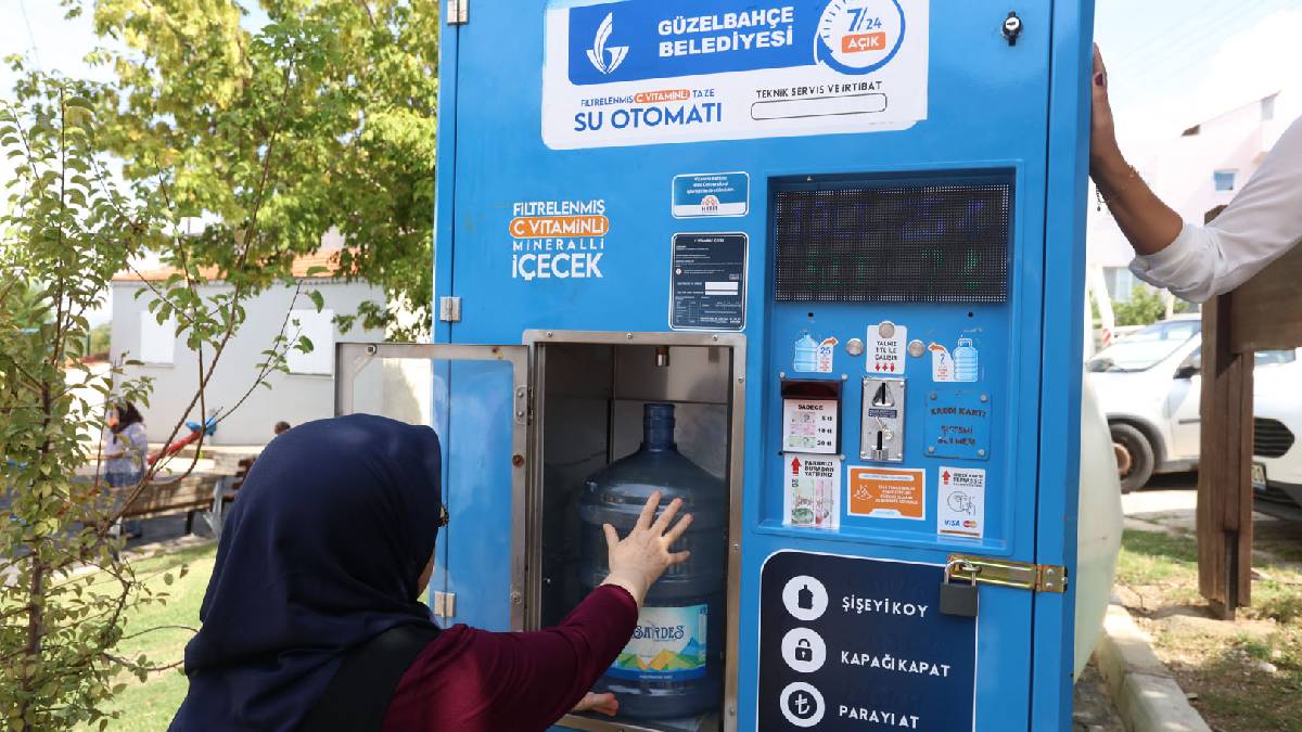 Güzelbahçe Belediyesi SUmatik hizmetine başladı