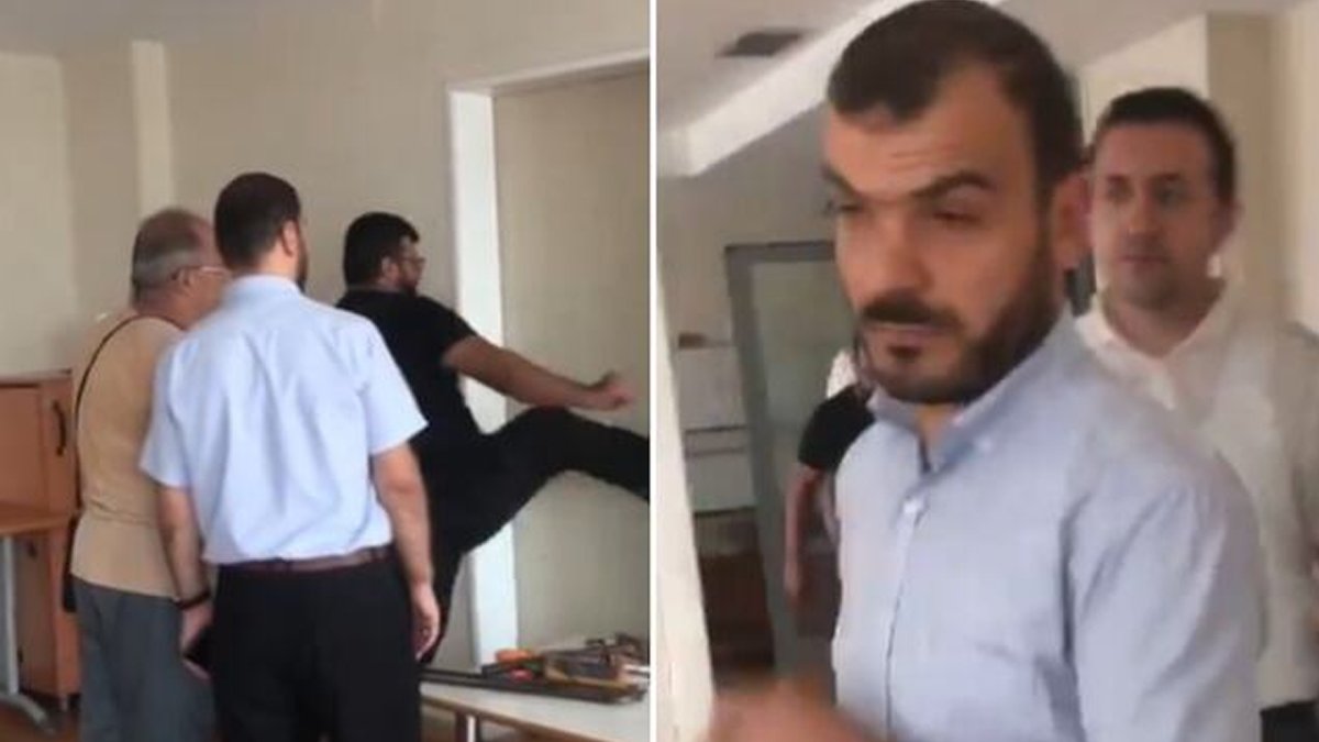 Yardımcısının odasının kapısını tekmelerle kırdırmıştı: O müdür açığa alındı