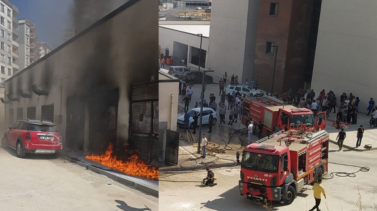 Mardin Eğitim ve Araştırma Hastanesi’nde yangın