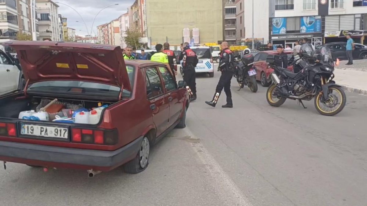 Çorum’da ehliyetsiz sürücüye 79 bin TL ceza kesildi