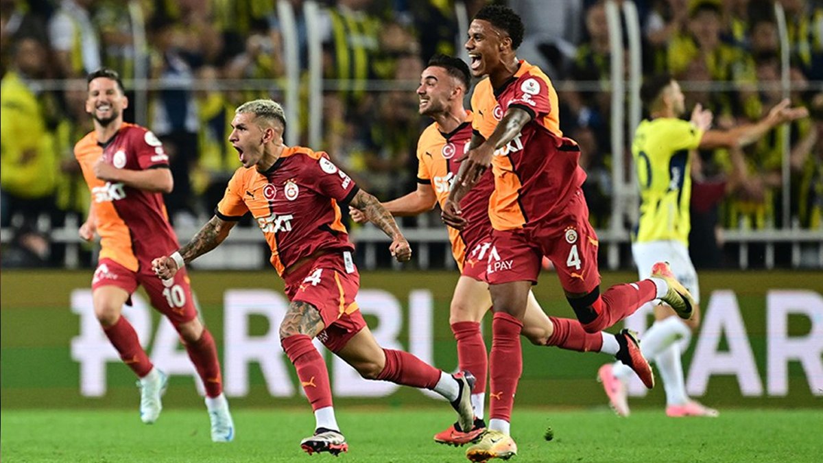 Derbide zafer Galatasaray'ın: Aslan, Fenerbahçe'yi 1-3 mağlup etti