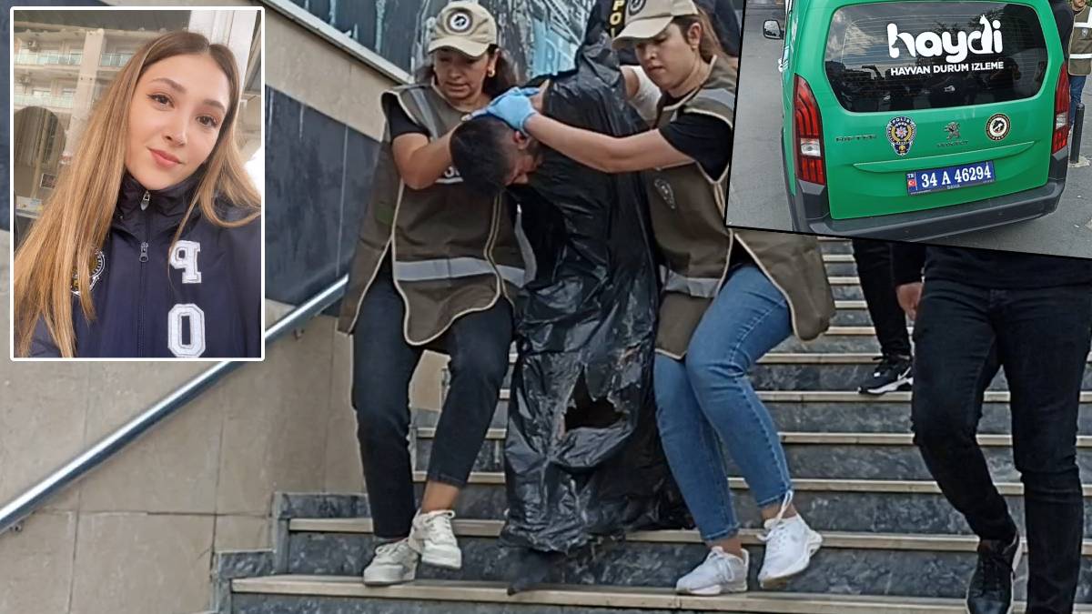 Şeyda polisi şehit eden suç makinesine dikkat çeken muamele! Çöp poşeti ve hayvan aracıyla adliyeye sevk