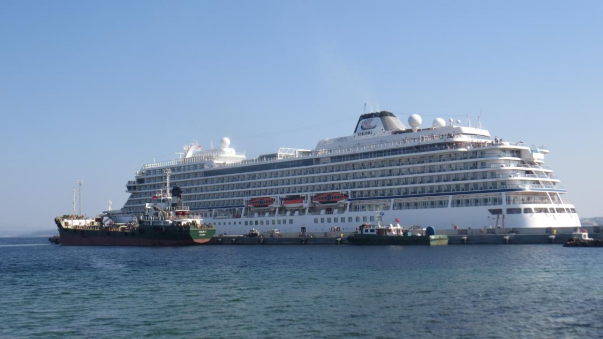 Norveç bayraklı gemi, Çanakkale Kepez Limanı'na demirledi