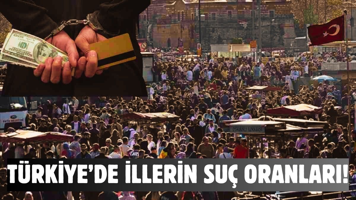 Bir taraf suç makinesi bir taraf çok masum! Türkiye'nin suç oranı listesi: En tehlikeli şehir bakın neresi?