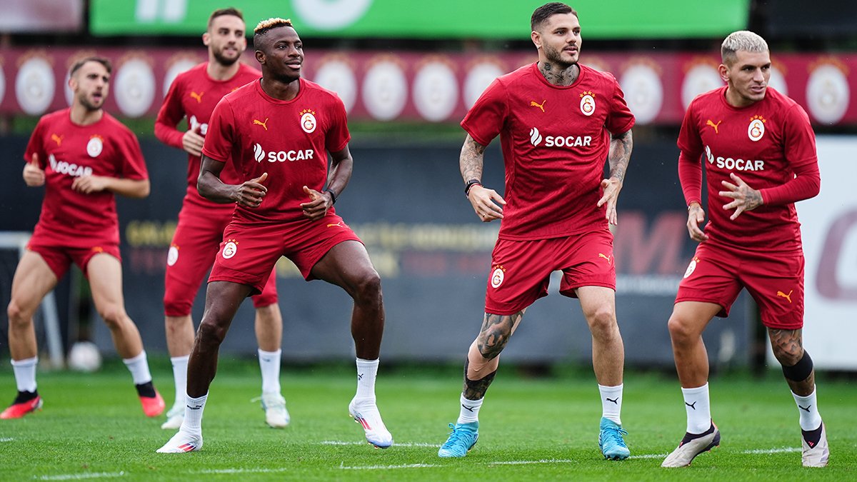 Galatasaray, PAOK maçı hazırlıklarını tamamladı