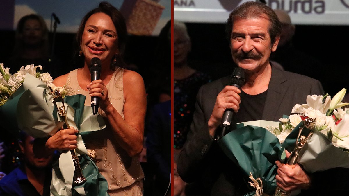 Altın Koza'da Demet Akbağ ve Uğur Polat'a 'Onur Ödülü'