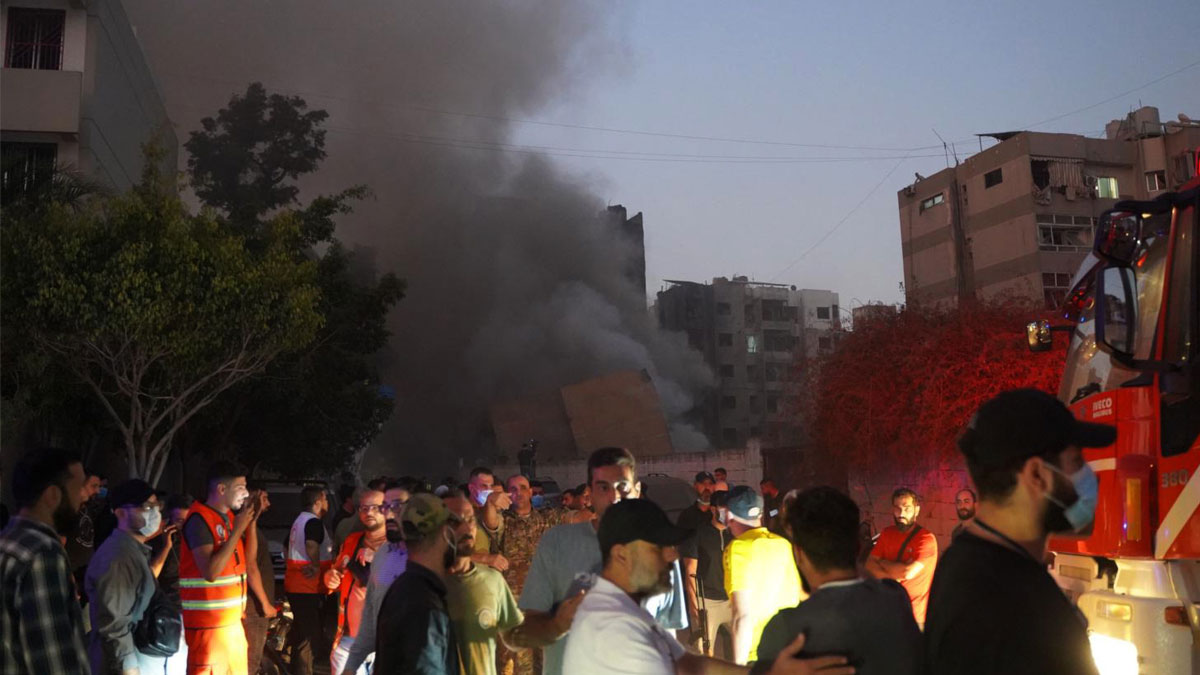 İsrail Beyrut'u vurdu